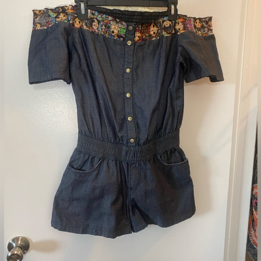 Ay Guey Womens off the shoulder romper size medium